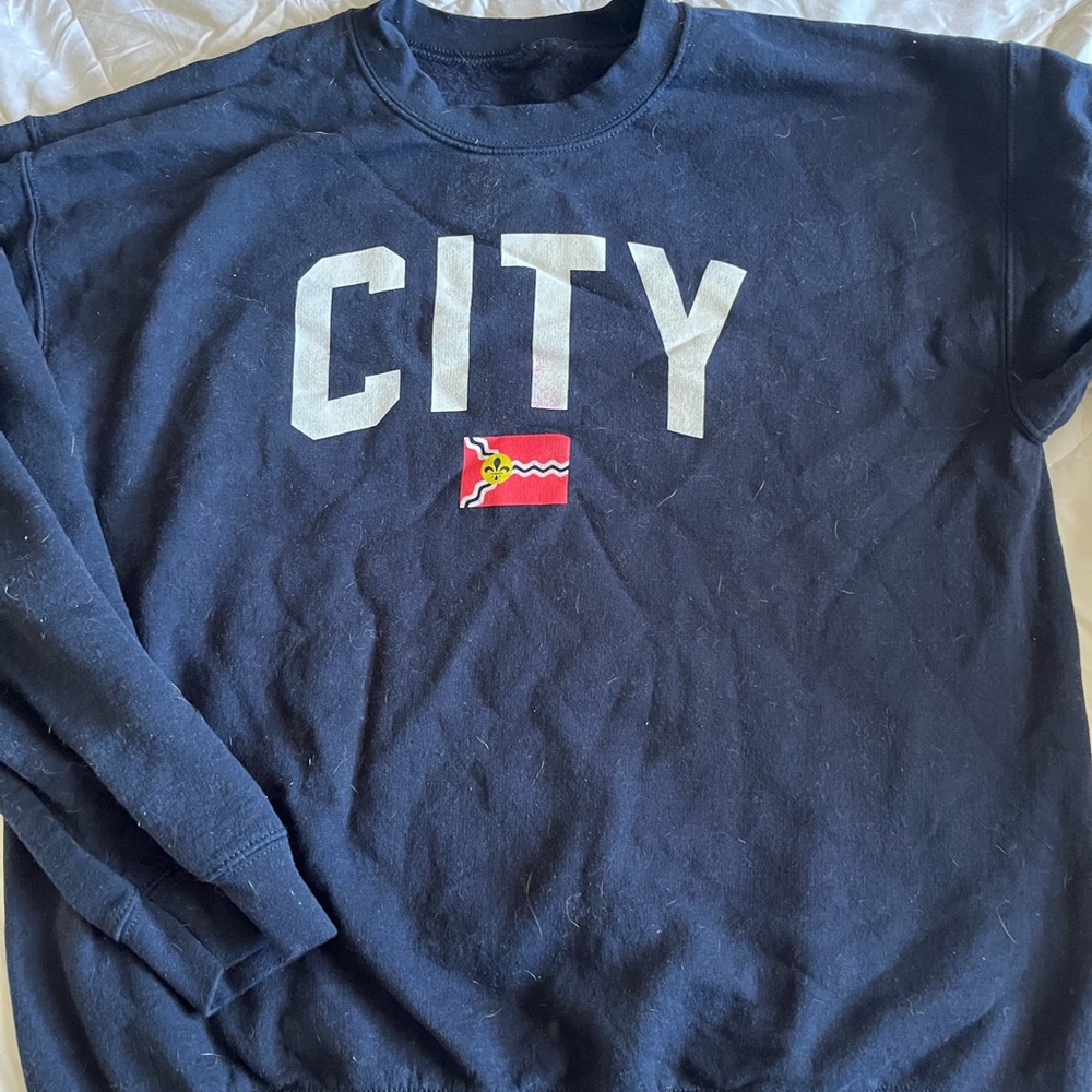Series six lightly worn St. Louis sweater.